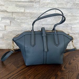 J. Crew Indigo Blue Leather Bag